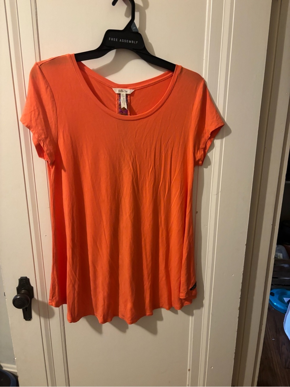 Matilda Jane Bright Orange Short Sleeve Scoop Neck Tee